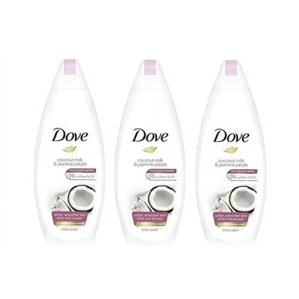 Dove Relaxing Body Wash Jasmine & Coconut Milk 16.9 Floz-FREE