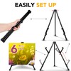 AROIC 6 Pack 14'' Tabletop Easels, Black Steel Table Top