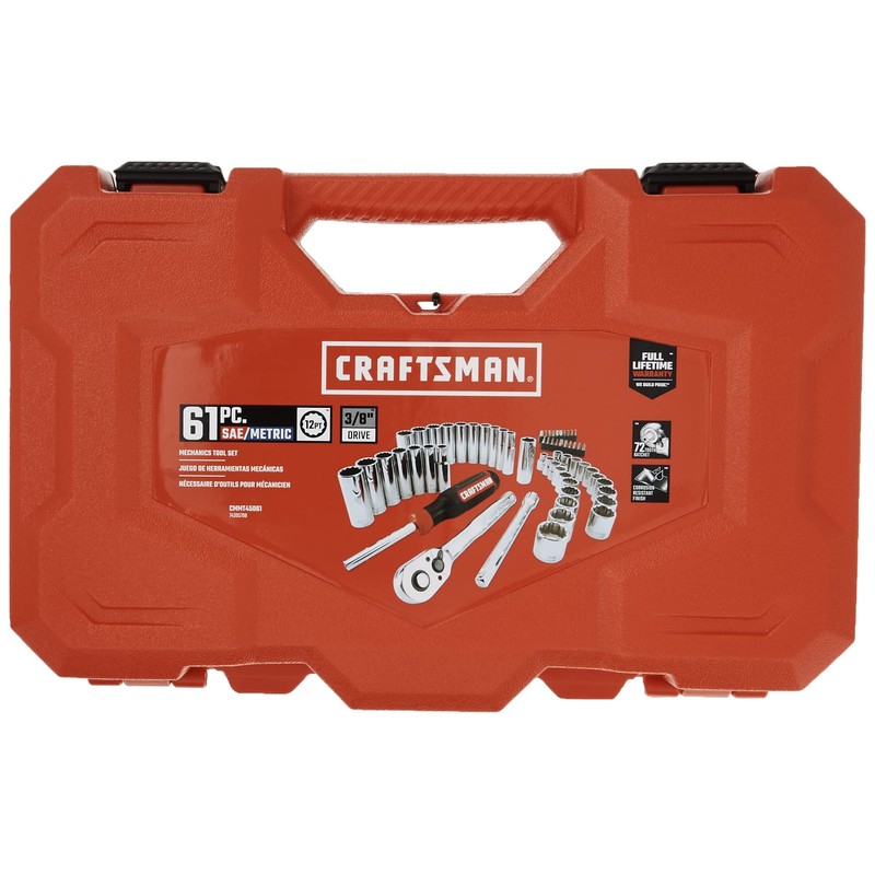 CRAFTSMAN Drive Socket Set for Mechanics, 61-Piece (CMMT45061)
