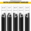 HAowosi Metal Lathe Cutting Tools,5 Sets of 1/4 Carbide Metal
