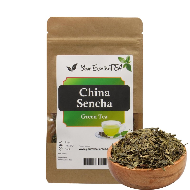 China Sencha Green Tea Loose Leaf 100g