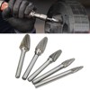 Double Cut Carbide Rotary File Bit Set 6mm Diameter Shank