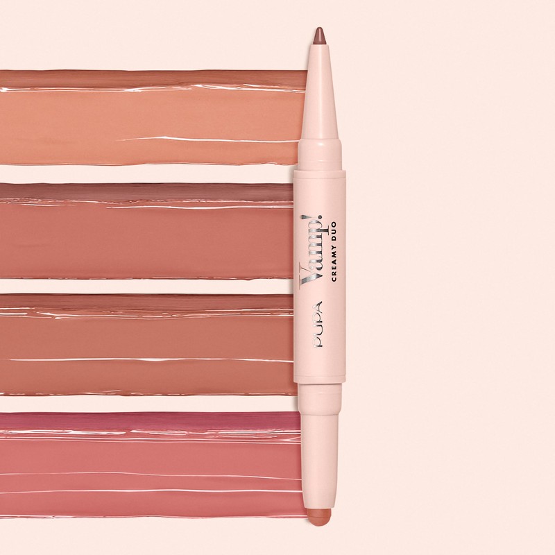 Pupa VAMP! Creamy Duo contour pencil & lipstick Brilliant 004