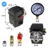 Nihfien 95-125 PSI Air Compressor Pressure Switch Control Valve 110V-240V