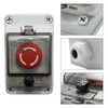 MDEOOSKY IP67 660V 10A Emergency Stop Button with Box, Emergency