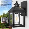 AEQ Solar Porch Lights Outdoor, Solar Sconce Lights Outdoor with