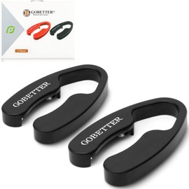 Wine Foil Cutter Magnetic Design [2 Pieces], 4 Stainless Blades Foil Remover Wine Bottles Opener Accessory, Removes Foil Top Effortlessly with Gift Box for Wine Lovers, Black