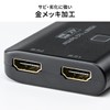 Sanwa Direct 400-VGA030 HDMI Splitter, 1 Input, 2 Outputs, 4K/60Hz