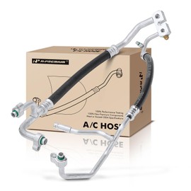 A-Premium A/C Suction and Discharge Line Hose Assembly Compatible with Ford Excursion 2000-2003 V8 7.3L, with Rear Temperature Controls
