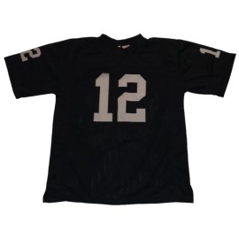 Unbranded Ken Stabler UNSIGNED CUSTOM Sewn Stitched Black Jersey - M to 3XL - 2XL
