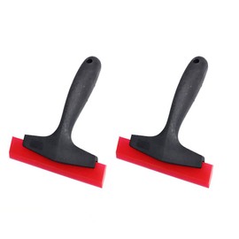 SagaSave 2 Pieces Handheld Water Wiper, Window Glass Squeegee with Flexible Blade, Multifunctional Cleaning Tool for Car Windshield, Bathroom, Floor