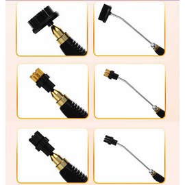 Generic High Temperature Pressurized Steam Cleaner, 2500W Handheld Small High Pressure High Heat Steam Cleaning Machine Portable Tank for Kitchen, Toilet, Car, Auto, standard, NK-882