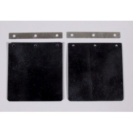 JP Garage Pair Black Mud Flap Guard & Mounting Plate for Tamiya RC 1/14 King Knight Hauler