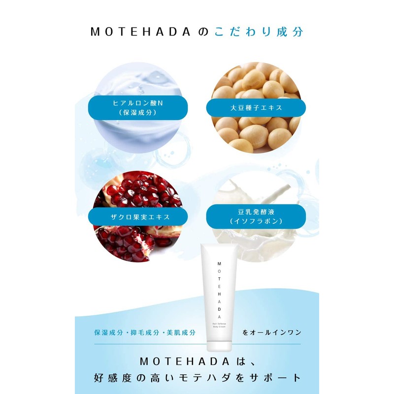 Motehada Body Cream 4.9 oz (140 g)