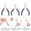 PandaHall Elite Needle Nose Pliers for Crafting, 3 Piece Set,