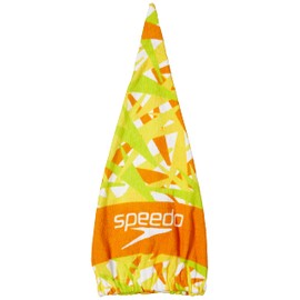 Speedo SE62006 SE62006 Stack Towel Cap, Swimming, Unisex, Orange Free