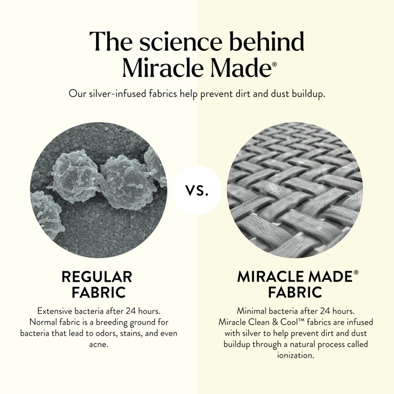 Miracle Made Extra Luxe Cool-to-The-Touch Pillowcase Set, 2-Piece – Soft,