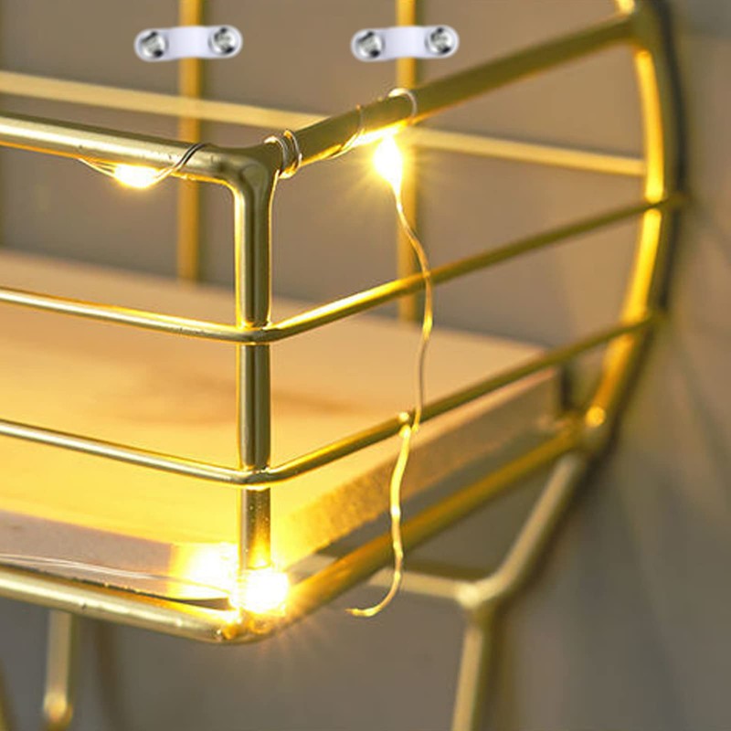 Wire Shelf Loop Clips 12Pcs Shelf Clips with Screws Expansion