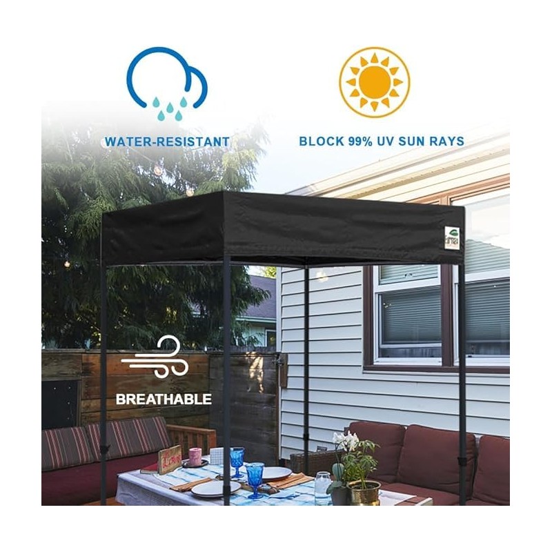 Eurmax USA Printed 5x5 Photo Booth Flat Replacement Canopy Top