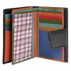 Samantha Look Genuine Leather Women's Wallet, Foldable Wallet with 14