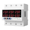 Jadeshay 3 Phase DIN Rails Voltmeter Ammeter Electricity Meter DIN