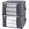 TR&Home Foldable Breathable Fabric Storage Bag with Clear Window for
