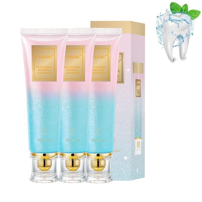 【Triple Whitening】NiacinamideWhitening Toothpaste Mint Oral-max Remove dental stains and plaque