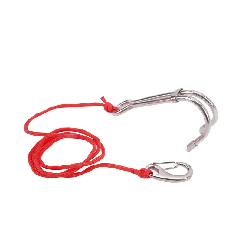 Drift Hook Scuba Diving Double Dual Stainless Steel Drift Hook