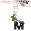 PATIKIL Alphabet Initial Letter Keychain, Resin Cute Keychains with Tassel