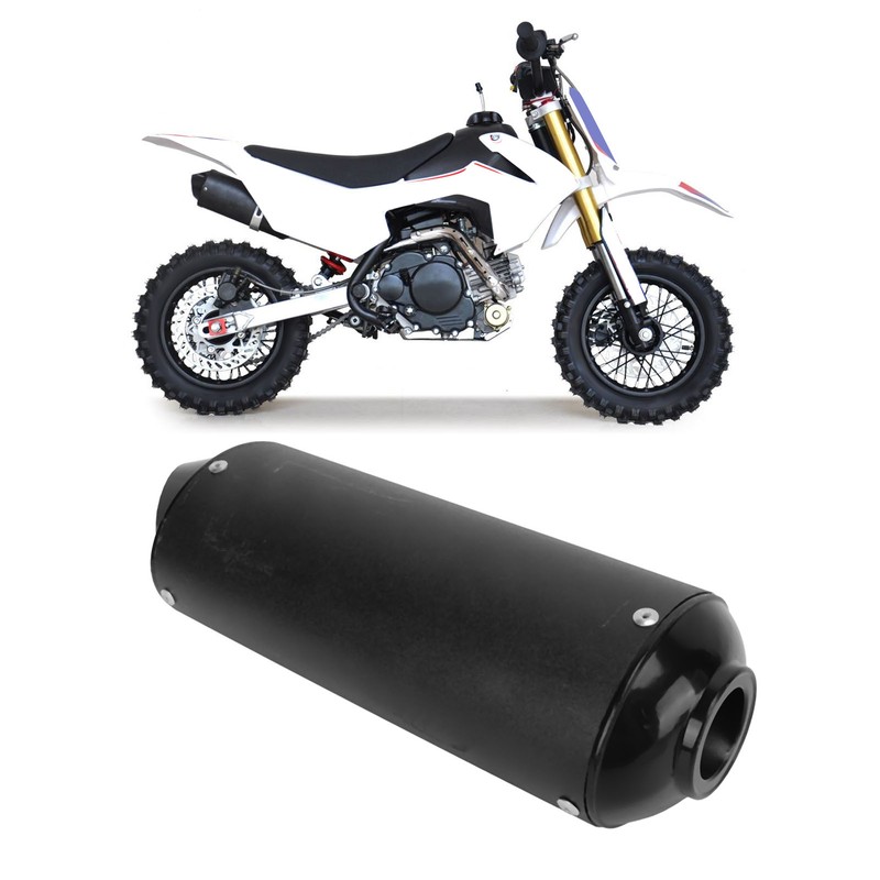 28mm Exhaust Muffler Silencer Pipe With Clamp Fit For 110cc