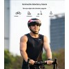 Casco De Bicicleta Con Luz Led Y Gafas Desmontables Adulto