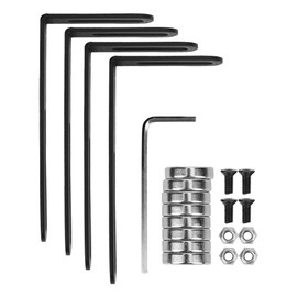 L Bracket with Magnet with Wrench and Mounting Screws RC Car Shell Body Mounting Metal Fit Playing Accessories for Traxxas 1/10 RC Car