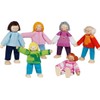 Goki Bending Dolls Modern Family: Height 9-11 cm, Wood and