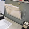 Azar Displays 250025 Clear Single Pocket Wall File with wallmount,