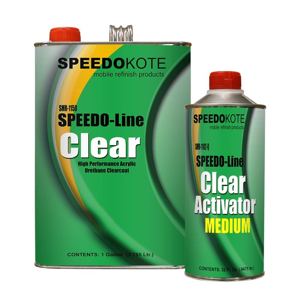 Clear Coat 2K Acrylic Urethane, SMR-1150/1102-Q 4:1 Gallon Clearcoat Medium Kit. For California, Delaware, or Maryland, order SS-132.
