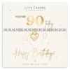 Life Charms Happy 90th Birthday bracelet