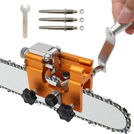 Divove Chain Saw Sharpener, Portable Hand Crank Chainsaw Sharpener, Chain Sharpener Tool, Saw Chain Sharpener Accessories for All Types of Chain Saws