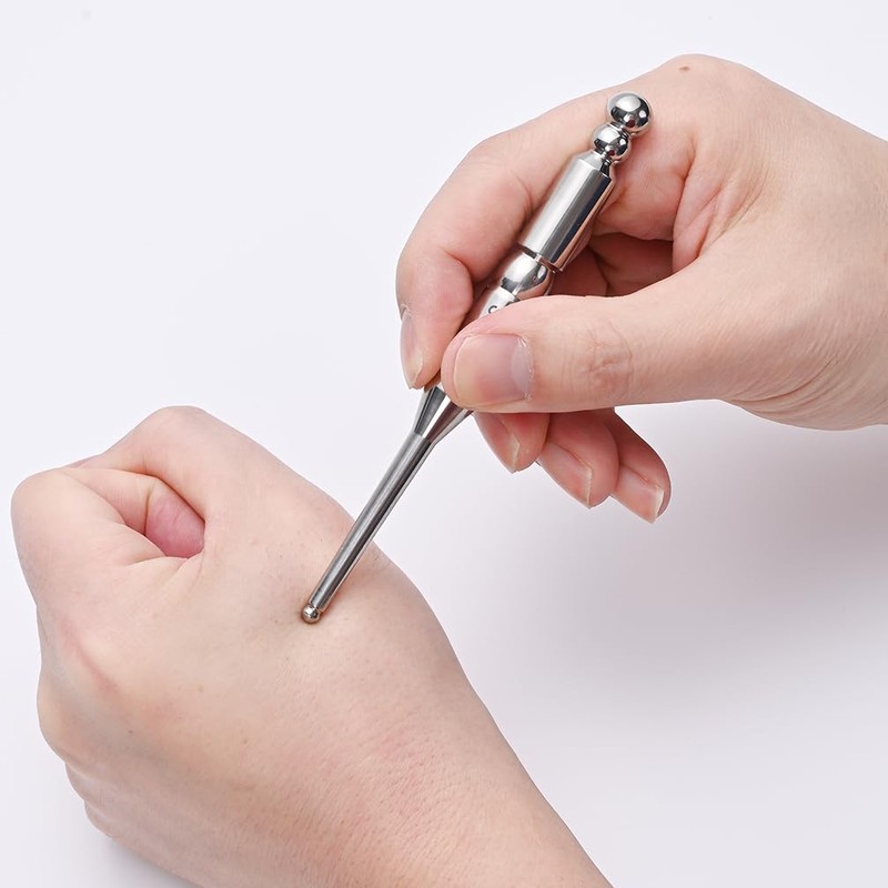 STICKON Stainless Steel Acupressure Pen Trigger Point Massage Tool Relief