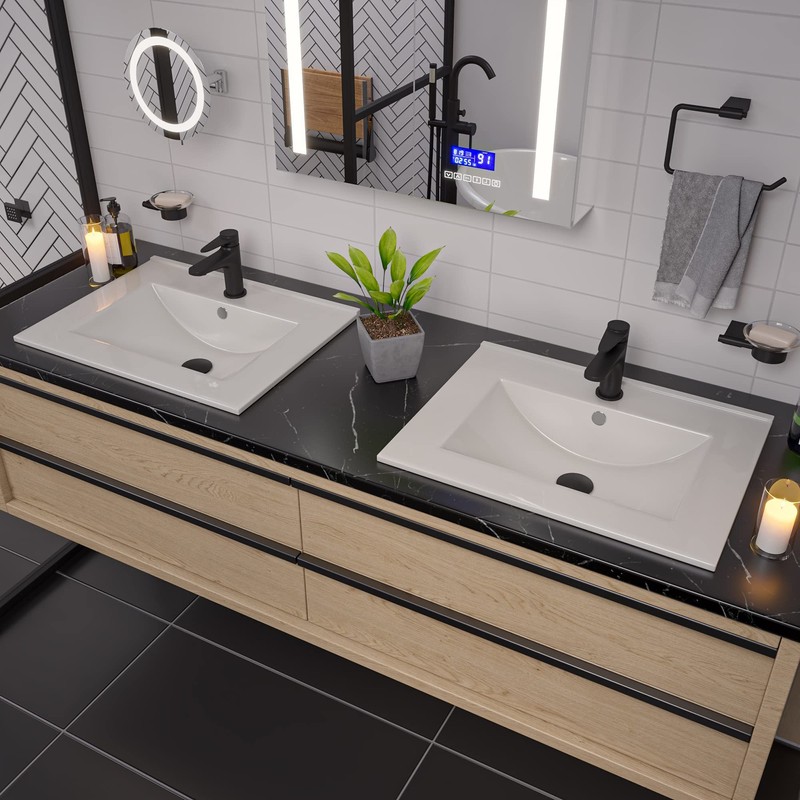 ALFI brand ABC803 Bathroom Sink, White