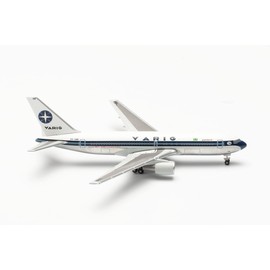 herpa 536448 Varig Boeing 767-200 Model Aircraft - PP-VNN, Scale 1:500 Model Aeroplane, Aircraft Model for Collectors, Miniature Decoration, Aviator without Metal Base Miniature Model, Multicoloured
