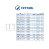 Trynox Tri Clamp 4'' x 3" Sanitary Stainless Steel 304