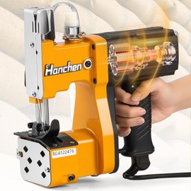 Hanchen Bag Sewing Machine High Speed Bag Sealing Machine Bag Closer Bag Closing Machine Bag Stitching Machine Industrial Sewing Machine Bag Stitcher for Sack Woven Kraft Paper Bag Sealing CE