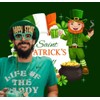 Tichso 25/50/100pcs St. Patrick's Day clover lapel pin Clover pin