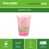 Responsible Products 16 oz Clear Cold Cup, Certified Compostable and