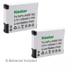 For GoPro 2x Kastar Battery for GoPro AHDBT-001 AHDBT-002 HD