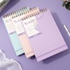 Yoment Top Spiral Notebook, Hardcover Steno Pads, 240 Pages Top