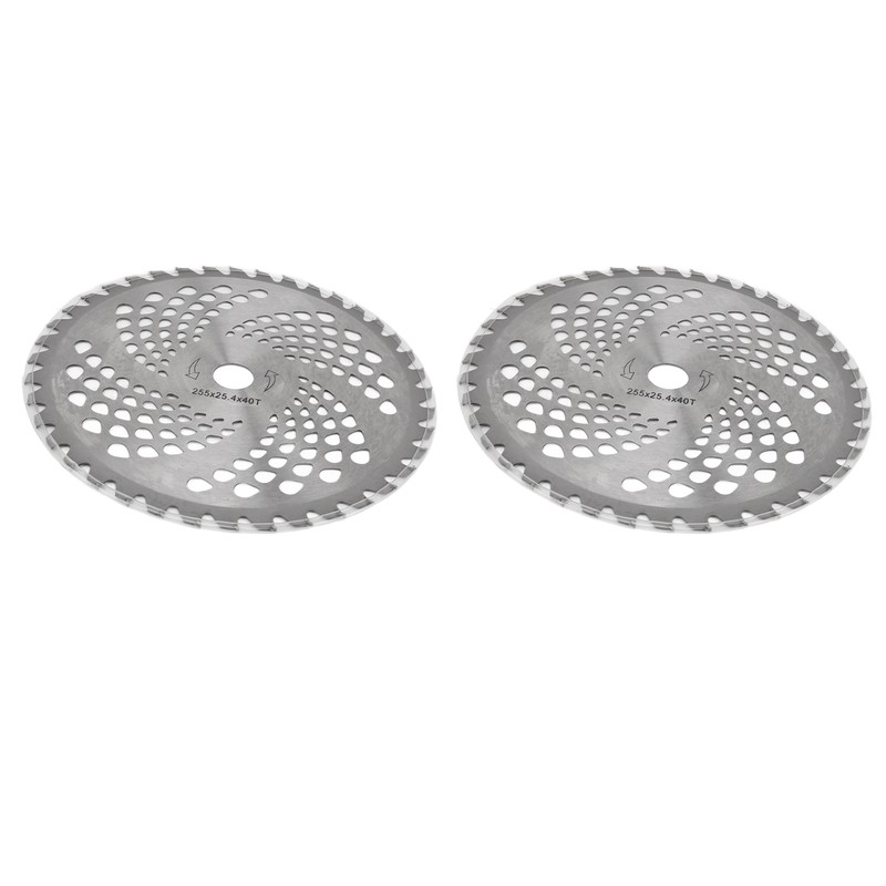 2PCS Lawn Trimmer Blade Head Alloy Steel 10in Accurate Cutting
