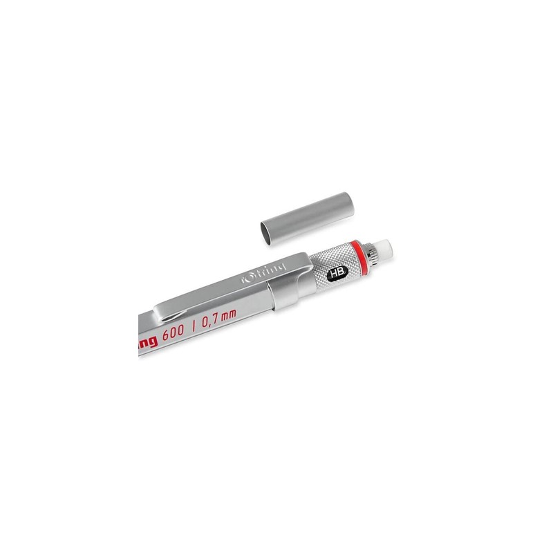 rOtring 600 Premium Mechanical Pencil | 0.7mm | Silver Metal