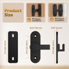 Barn Door Locks, 90/180 Degree Right Angle Flip Gate Latch