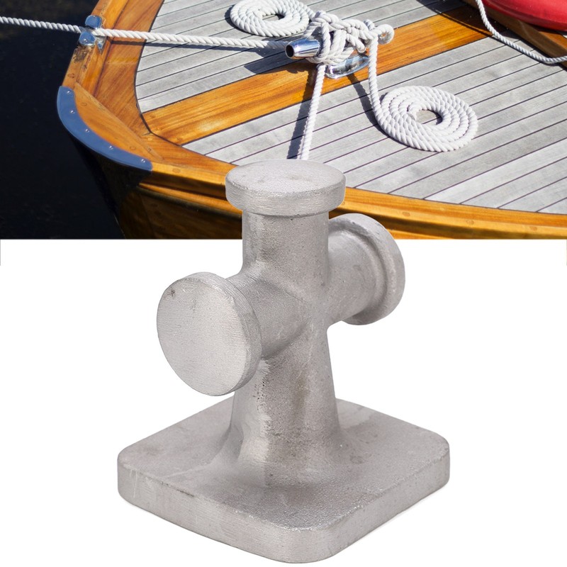 4.5inch Single Cross Bollard Cleat Heavy Duty Aluminum Mooring Bitt